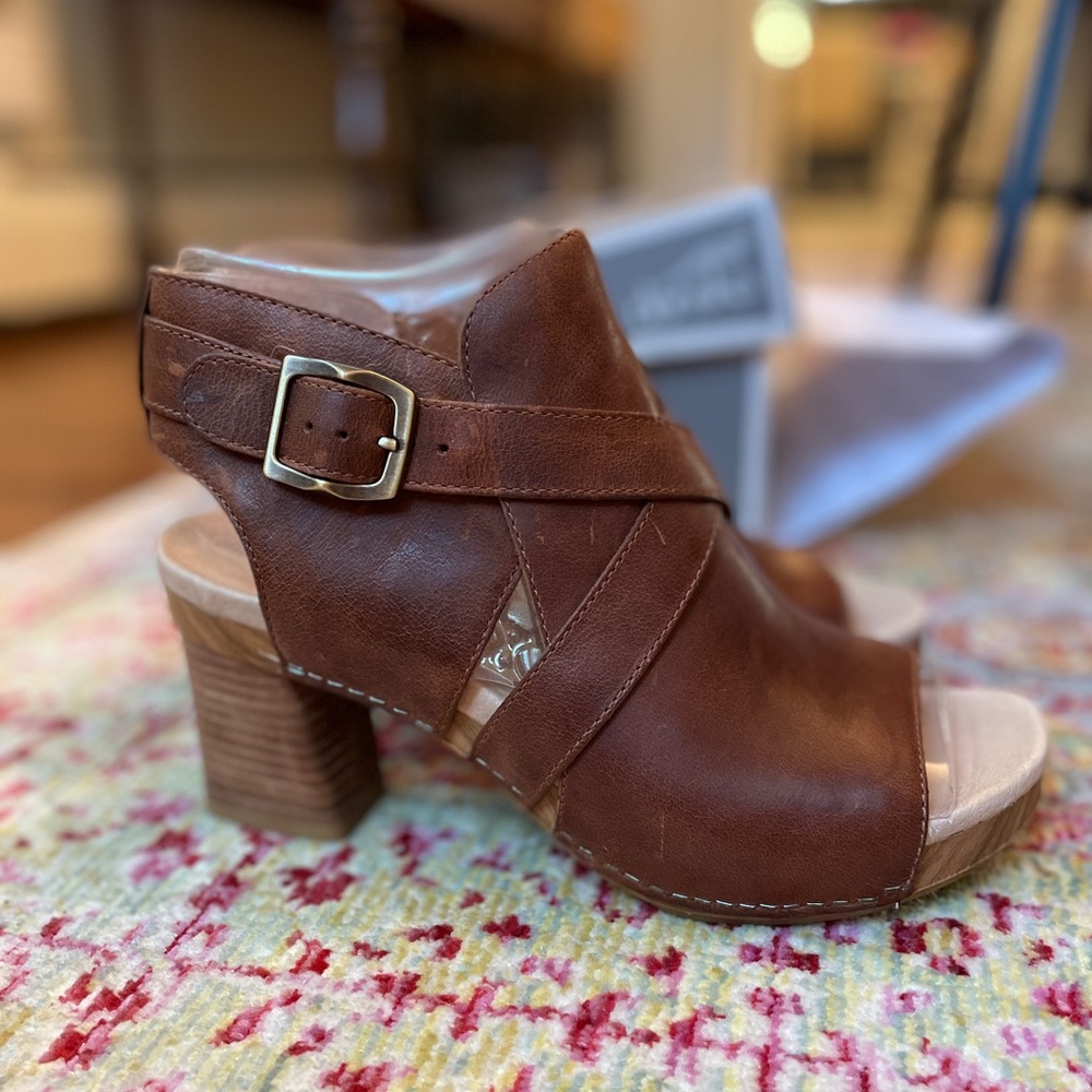 Dansko Brown Leather Sandals